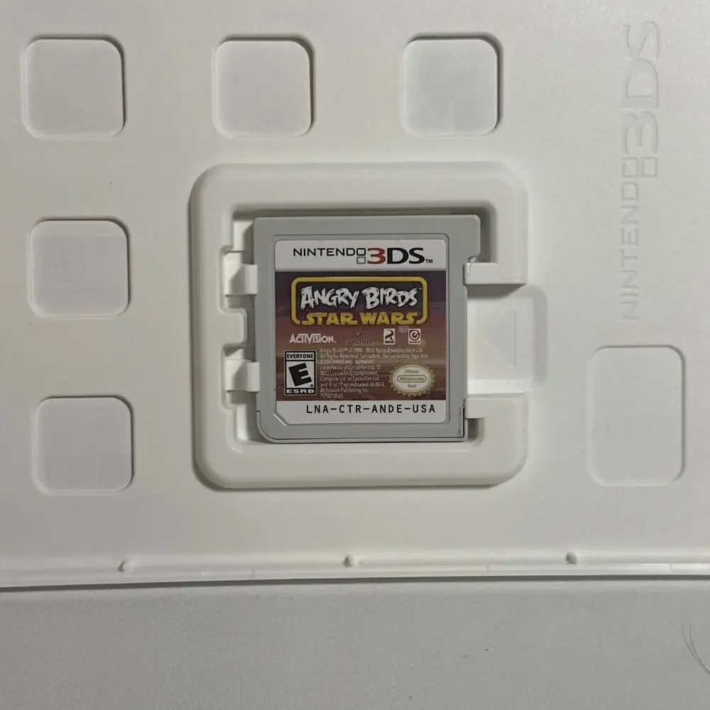 Nintendo 3DS Angry Birds Star Wars Game In Case Tested Works Fun Rated E